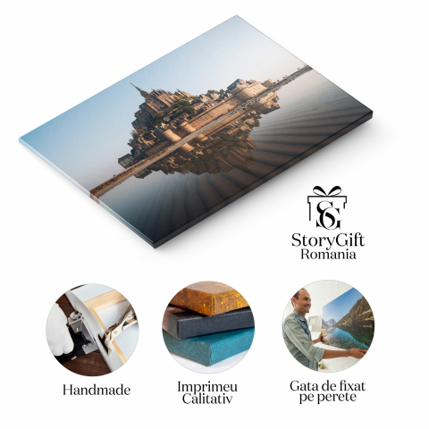 Tablou Canvas: Castelul Avranches - Frumusețe Istorică, Marime 40x25CM [1]