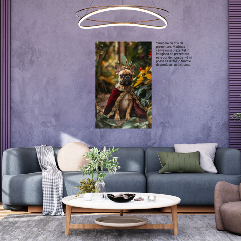 Tablou Canvas Cățelușul Încununat, Marime 40x25CM [2]