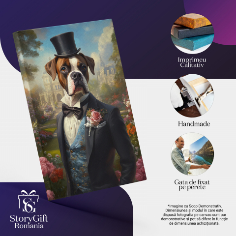 Tablou Canvas Personalizat - Animal Cavaler în Grădină Regală
Marime 140x90CM [3]