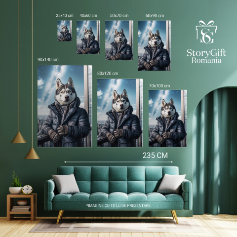 Tablou Canvas Ținută Stradală, Cer Strălucitor, Oraș
Marime 120x80CM [5]