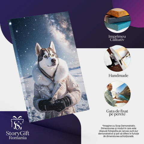 Tablou Canvas Aventurier la Polul Nord
Marime 40x25CM [3]