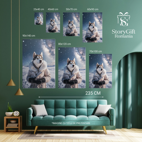 Tablou Canvas Aventurier la Polul Nord
Marime 40x25CM [5]