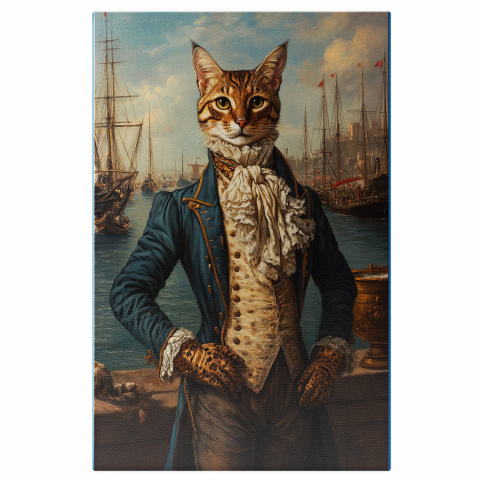 Oraș -  Tablou Canvas Personalizat Conte Regal Pe PontonMarime 40x25CM