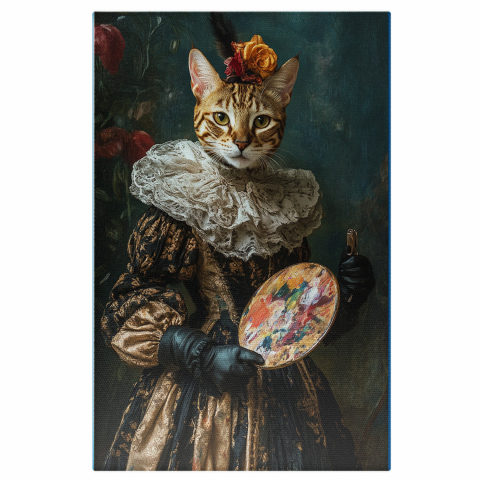 Hobby - Tablou Canvas Personalizat Contesa Regală în Rochie Neagră
Marime 40x25CM