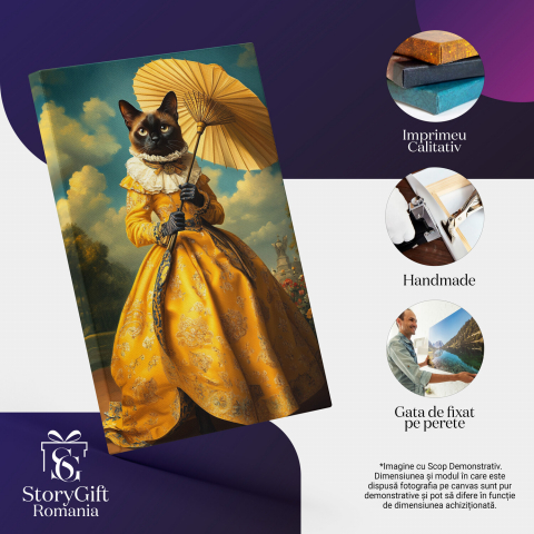  Tablou Canvas Personalizat Contesa Regală În Grădina Castelului Cu Rochie Galbenă




Marime 120x80CM [3]