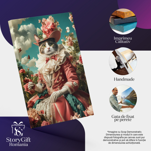 Tablou Canvas Personalizat - Animal Contesă Regală în Lan de Flori





Marime 140x90CM [3]