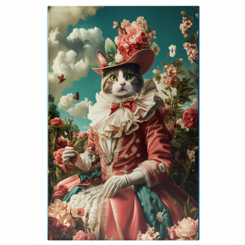 Flori - Tablou Canvas Personalizat - Animal Contesă Regală în Lan de Flori





Marime 40x25CM