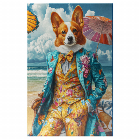 Natură - Tablou Canvas Personalizat Costum Colorat Vibrant pe Plajă
Marime 40x25CM