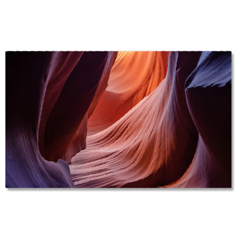 Diverse - Tablou canvas cu apus de soare, canion, roci, natura, multicolor 40x25CM