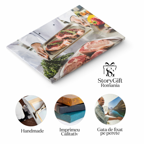 Bucătar la Lucru: Pasiune pentru Gătit, Marime 40x25CM [1]