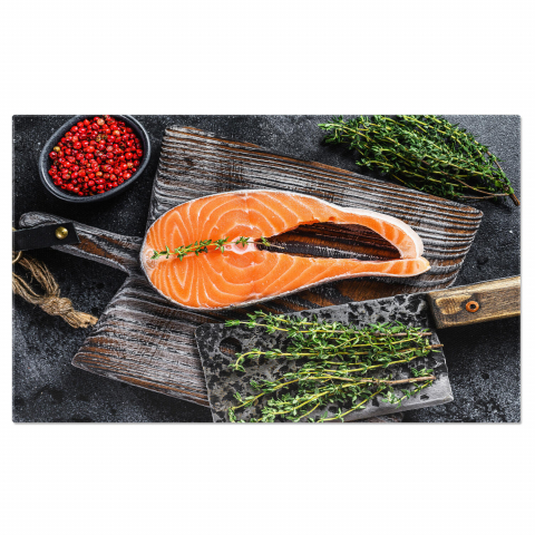 Fillet de Pește Proaspăt - Mâncare Sănătoasă și Gustoasă, Marime 40x25CM