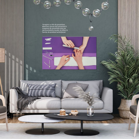 Mâini în Salon de Înfrumusețare: Eleganță și Îngrijire, Marime 40x25CM [2]