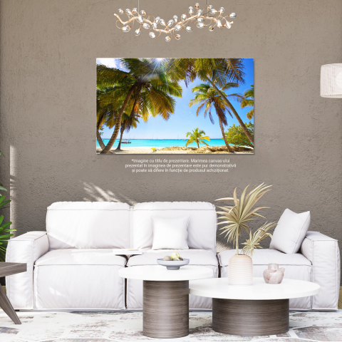 Plaja Exotică în Republica Dominicană - Destinație de Vară, Marime 40x25CM [3]