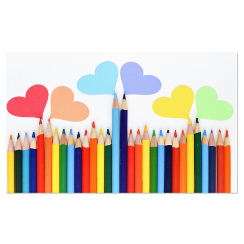 Diverse - Culori și Creativitate: Pictură Jucăușă cu Creioane Colorate ce Încântă Imaginația, Marime 40x25CM