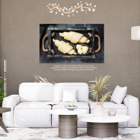 Delicii Matinale: Croissant-uri și Aluat Proaspăt, Marime 40x25CM [3]