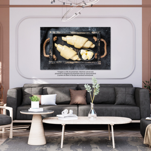 Delicii Matinale: Croissant-uri și Aluat Proaspăt, Marime 40x25CM [2]