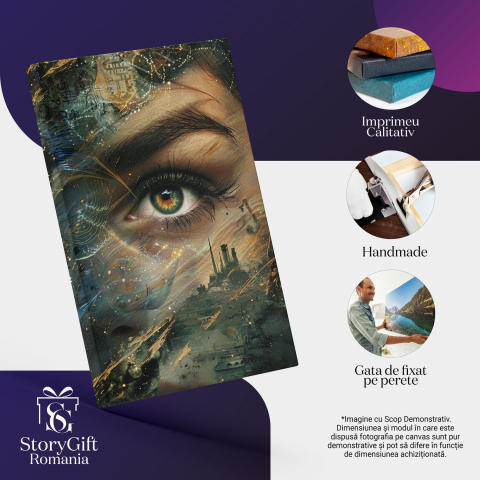 Derularea Amintirilor Străvechi în Mintea Femeii a Trecutului, Marime 40x25CM [1]