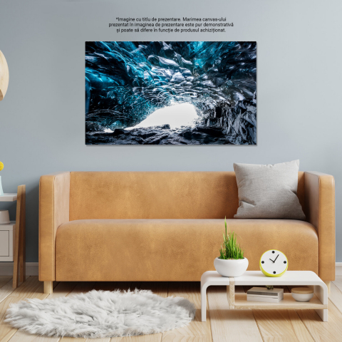 Descoperirea Peșterilor de Gheață în Vatnajökull, Islanda, Marime 40x25CM [3]