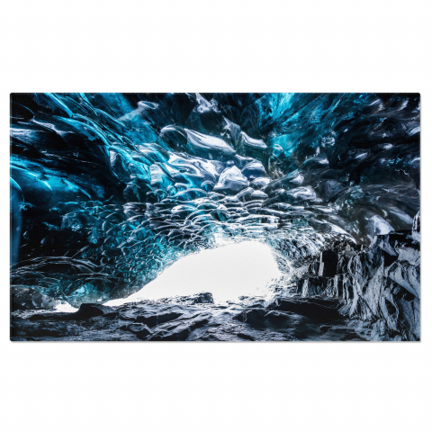 Descoperirea Peșterilor de Gheață în Vatnajökull, Islanda, Marime 40x25CM