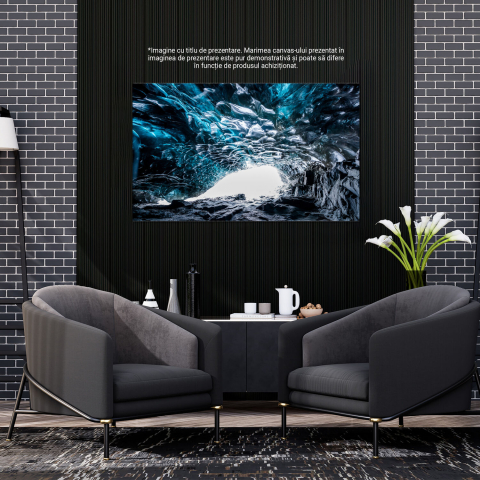 Descoperirea Peșterilor de Gheață în Vatnajökull, Islanda, Marime 40x25CM [2]