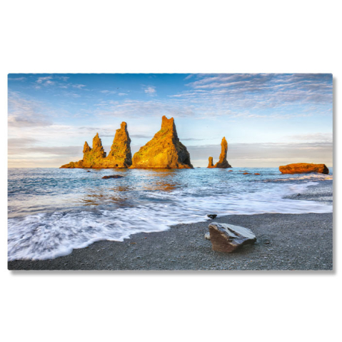 Tablouri Canvas - Tablou Canvas Destinatie Uimitoare Formatiunile Stancoase Troll Toes apa, cer, plaja, vara, calatorie. 991 40x25CM