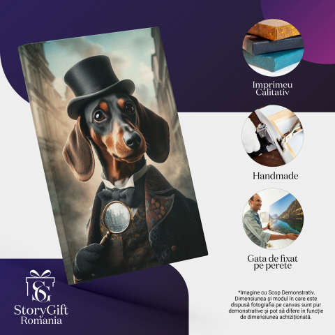 Tablou Canvas Personalizat Detectiv Elegant
Marime 40x25CM [3]