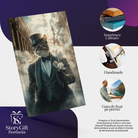 Tablou Canvas Personalizat Detectiv Stil Sherlock Holmes
Marime 40x25CM [3]