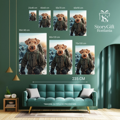 Tablou Canvas Personalizat Drumeție pe Munte cu Echipament de Aventură
Marime 40x25CM [5]