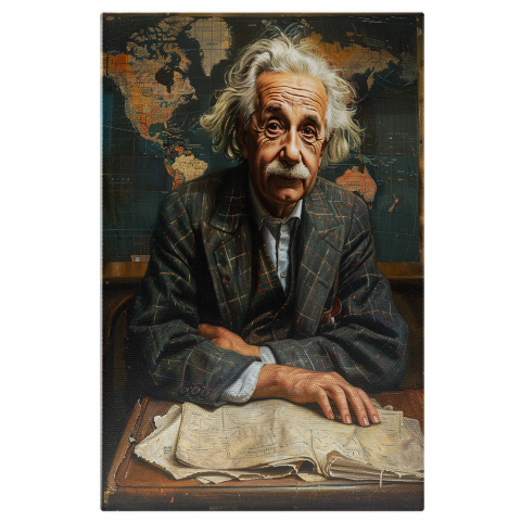 Ecoul Trecutului - Amintiri din Epoca de Aur cu Einstein și Splendoarea Vremurilor Trecute, Marime 40x25CM