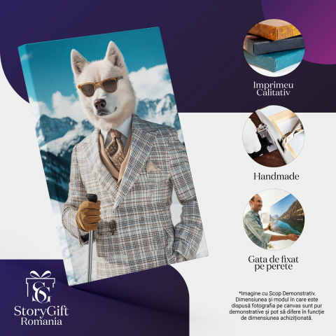 Tablou Canvas Personalizat Eleganță pe Pârtia de Schi
Marime 40x25CM [3]