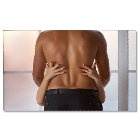 Senzual - Tablou Canvas - Embratisare Patima: Cuplu indragostit 40x25CM