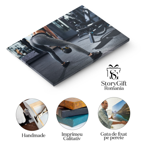 Tablou Canvas: Exercitii de Forta in Aer Liber 40x25CM [1]