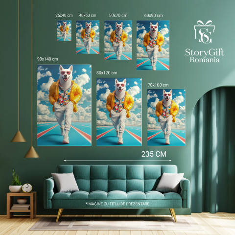 Tablou Canvas Ținută Colorată Pe Pistă de Alergare
Marime 40x25CM [5]