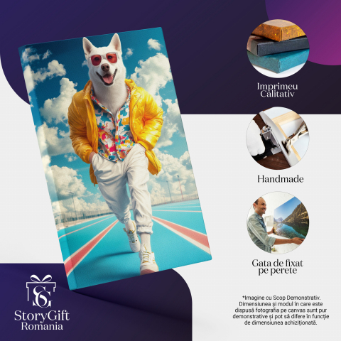 Tablou Canvas Ținută Colorată Pe Pistă de Alergare
Marime 40x25CM [3]