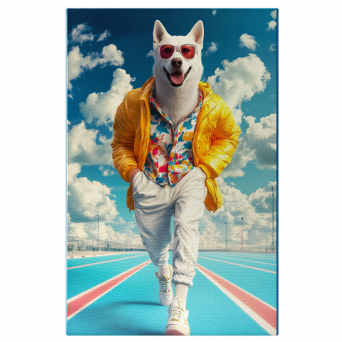 Natură - Tablou Canvas Ținută Colorată Pe Pistă de Alergare
Marime 140x90CM