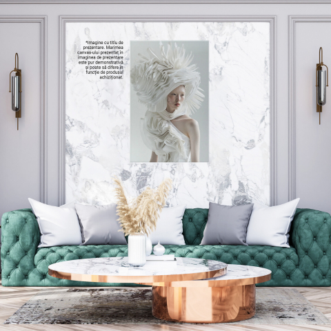 Fata cu Piele Albă și Chip Trist – Pictură Digitală, Marime 40x25CM [2]