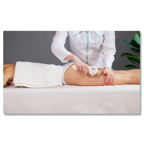 Meserii - Tablou Canvas Femeie la Masaj Anticelulitic, tratament, frumusete, masaj, piele, profesional 5204 40x25CM