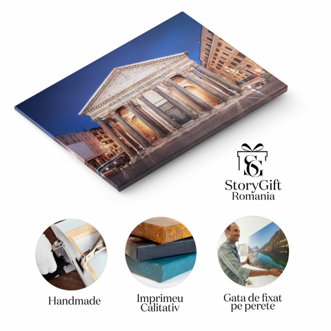 Fontana di Trevi - Opera de Artă Barocă în Roma, Marime 40x25CM [1]