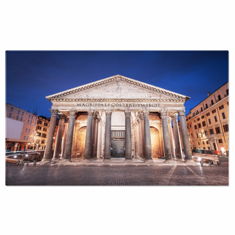 Atracții Turistice - Fontana di Trevi - Opera de Artă Barocă în Roma, Marime 40x25CM