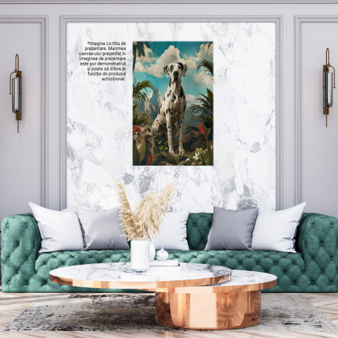 Forța Munților din Junglă - Dalmatian Admirând Vegetația, Marime 40x25CM [2]