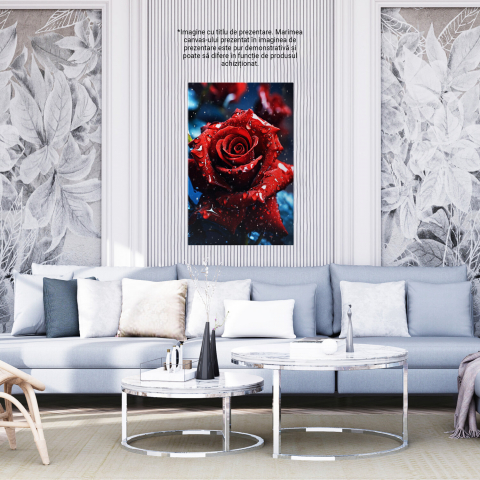 Tablou Canvas Copăcei Japonici Încercuiți de Apă | Pictură Digitală, Marime 40x25CM [3]