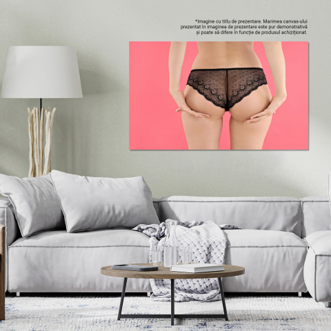 Tablou Canvas Frumusețe și Eleganță: Siluete de Vis în Bikini, Marime 40x25CM [2]