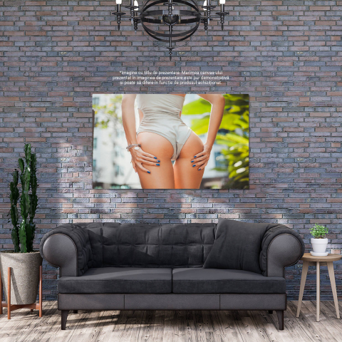 Frumusețea Feminină: Detaliu Seducător din Spate, Marime 40x25CM [3]