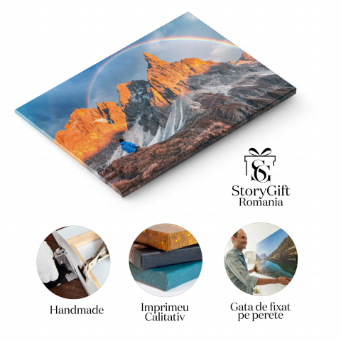 Grupul Montan Pale di San Martino la Apus - Dolomiți, Italia, Marime 40x25CM [1]