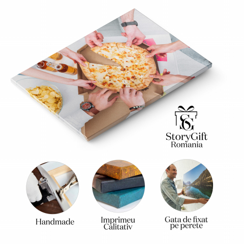 Momente Fericite Între Prieteni: Gustări și Băuturi Delicioase, Marime 40x25CM [1]