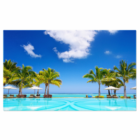 Plajă - Hotelul Paradis pe Plaja Exotică - Lux și Frumusețe, Marime 40x25CM