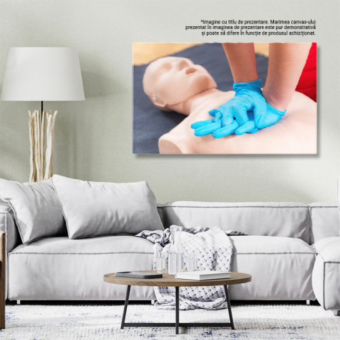 Tablou Canvas: Instruire in Tehnici de Resuscitare - Cunostinte pentru Situatii de Urgenta 40x25CM [2]