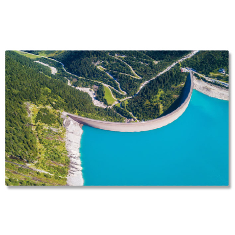 Tablouri Canvas - Tablou Canvas Insulele Lofoten, Norvegia Peisaj Arctic aerian, insula, peisaj, arctic, natura 177 40x25CM