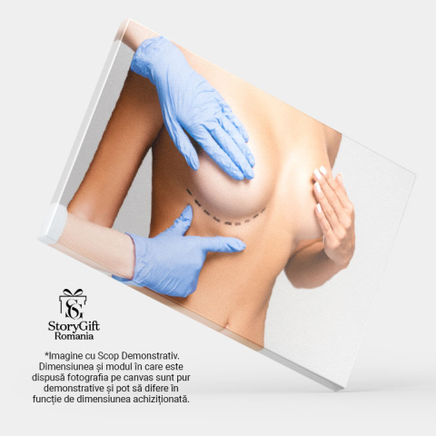 Tablou Canvas - Interventie chirurgicala estetica, lifting si marcare, bust si corp 40x25CM [3]