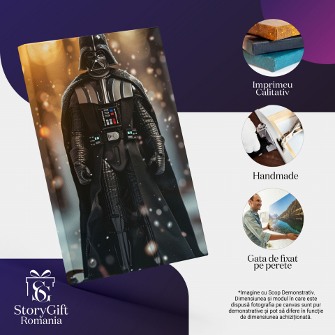 Intunericul și Lumina: Darth Vader în Plină Iarnă, Marime 40x25CM [1]